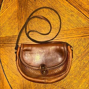 Brown Leather Crossbody Bag